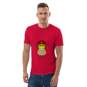 T-shirt coton biologique (CHECAR-LOGBIK-REDBDX1)