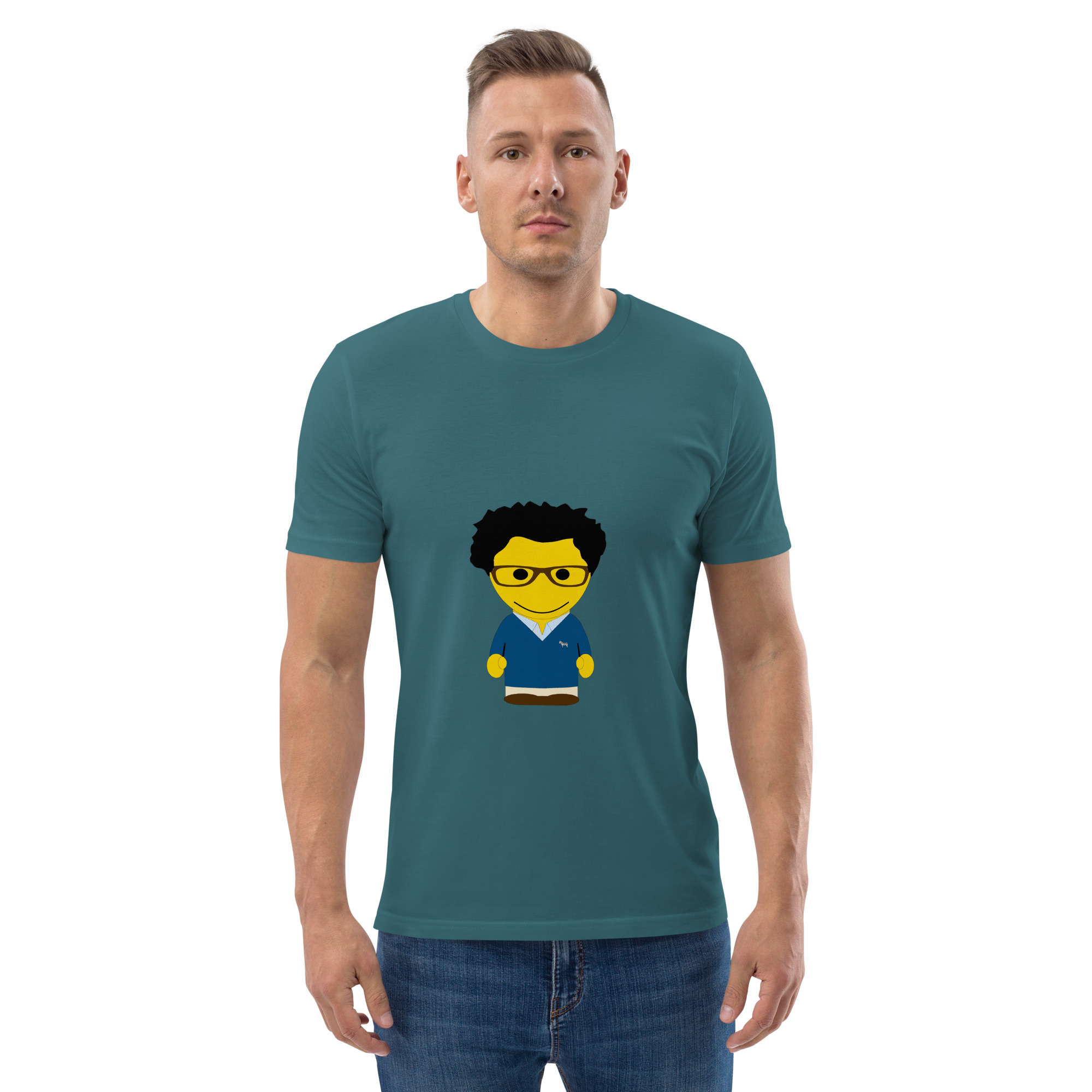 T-shirt coton biologique (COVCC2-LOGBLU-CIE001) – Image 56