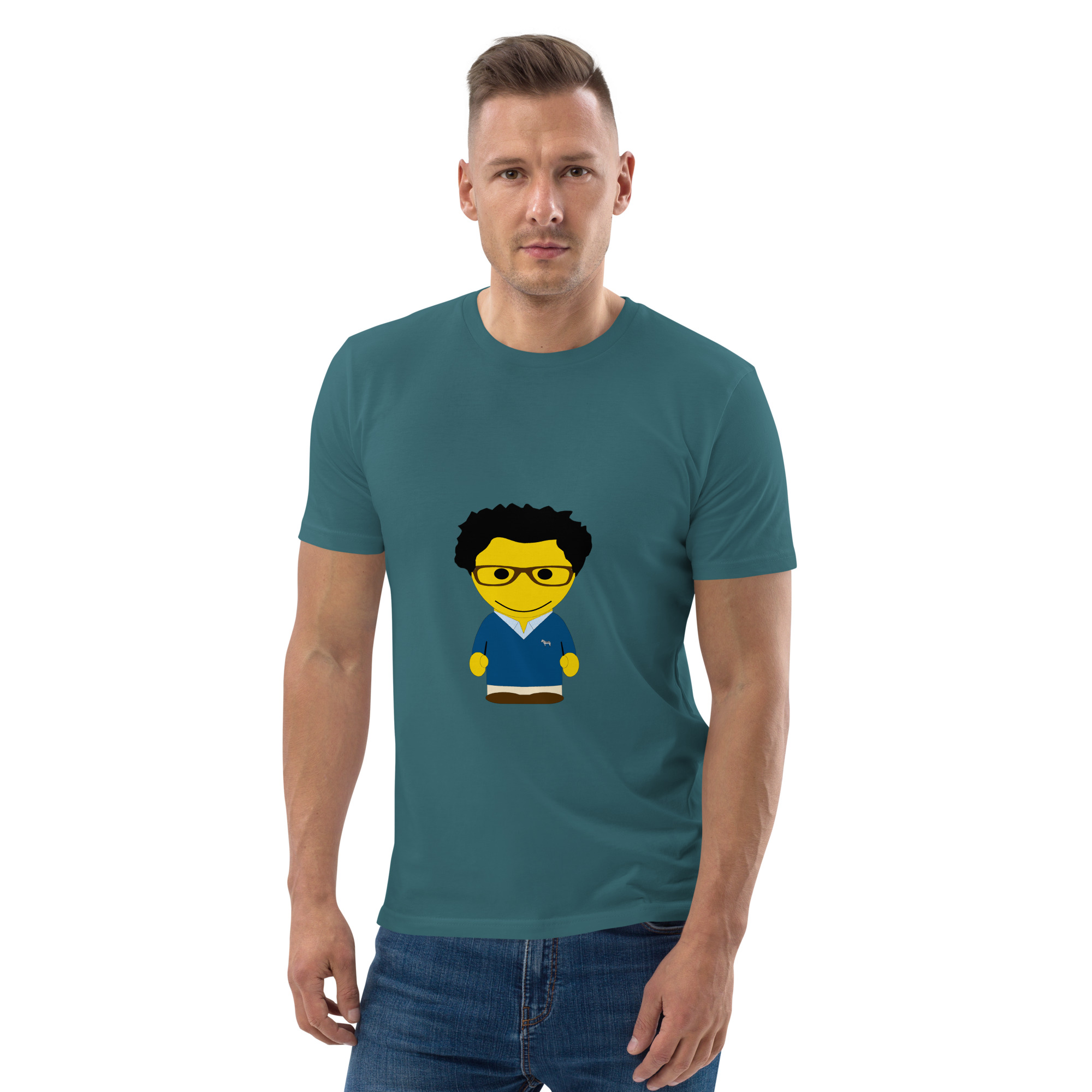 T-shirt coton biologique (COVCC2-LOGBLU-CIE001) – Image 55
