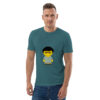 T-shirt coton biologique (CHECAR-LOGCC1-BLUVER4)