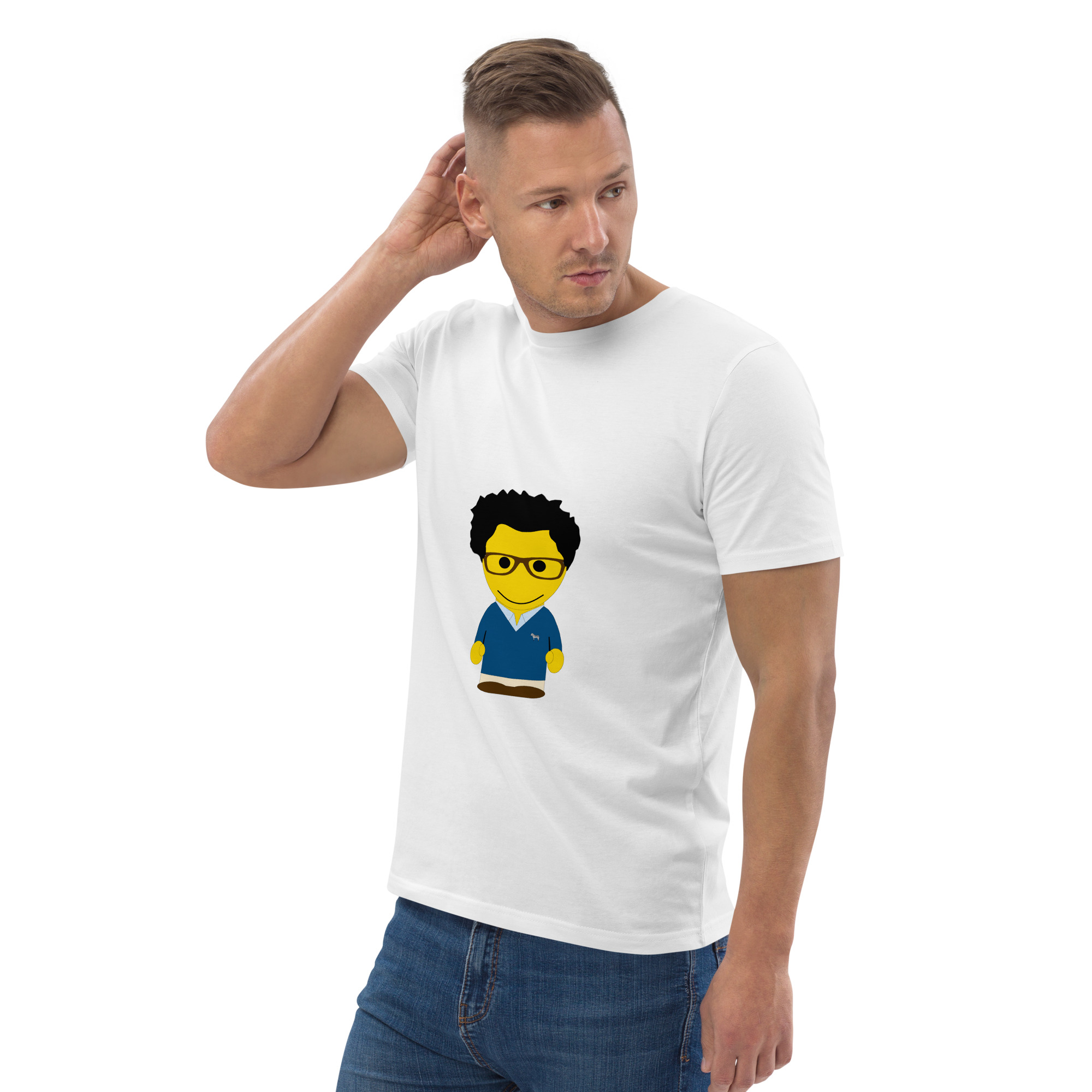 T-shirt coton biologique (COVCC2-LOGBLU-CIE001) – Image 132
