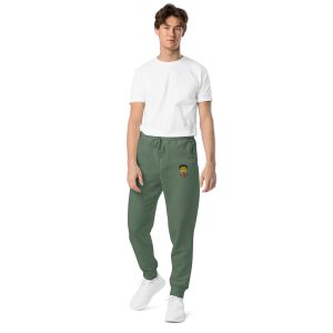 Pantalon de sport teint par pigment (DUFCC2-CORBDX-LOG002)
