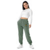 Pantalon de sport teint par pigment (CHECAR-LOGCC1-BLUVER2)
