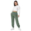 Pantalon de sport teint par pigment (CHECAR-LOGCC1-BLUVER2)