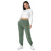 Pantalon de sport teint par pigment (POLUNI-LOGOLI-CC2001)