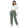 Pantalon de sport teint par pigment (POLUNI-LOGOLI-CC2001)