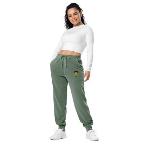 Pantalon de sport teint par pigment (COVCC2-LOGVER-ROS001)