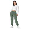 Pantalon de sport teint par pigment (COVCC2-LOGVER-ROS001)
