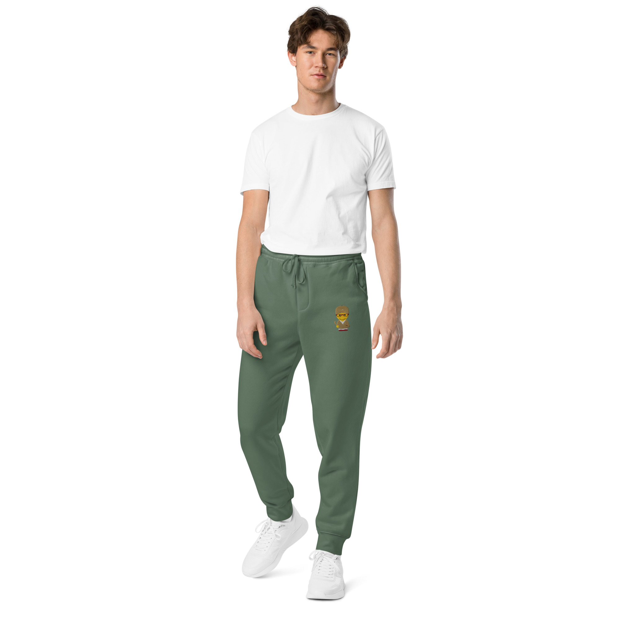 Pantalon de sport teint par pigment (SPOGOL-CAP001-MAR004)