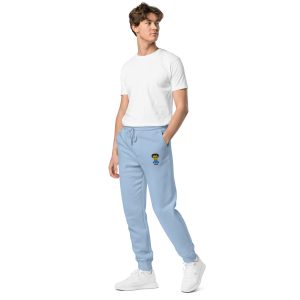 Pantalon de sport teint par pigment (COLCC2-LOG001-CIE001)