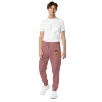 Pantalon de sport teint par pigment - chemise écossaise - Alistair - camel & rouge