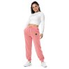 Pantalon de sport teint par pigment (SPOTEN-CAP001-BLA001)
