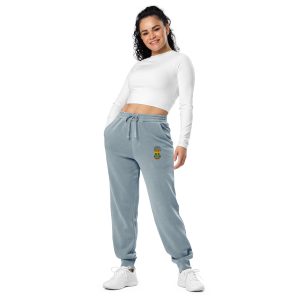 Pantalon de sport teint par pigment (BARVER-COVCAP-GRE005)