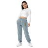 Pantalon de sport teint par pigment (BARVER-COVCAP-GRE005)