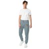 Pantalon de sport teint par pigment (FORORA-LOGCC1-BLU001)