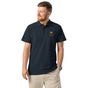 Polo piqué premium unisexe (POLCAP-LOGNAV-RAY001)