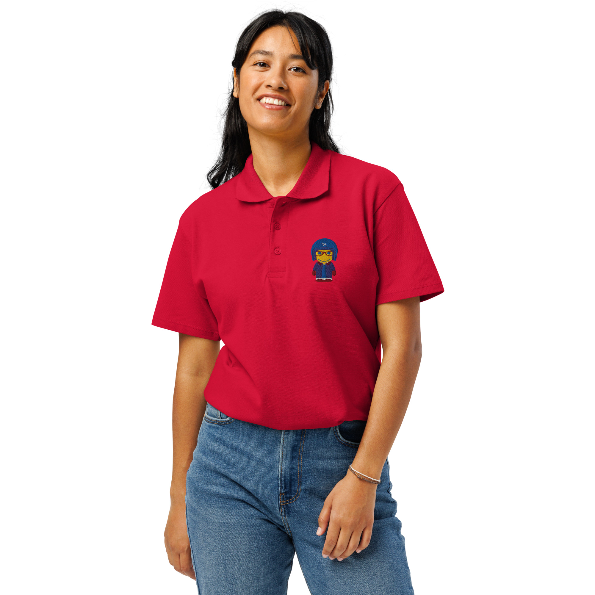 Polo piqué premium unisexe (BARBLU-CORBIK-CIE004)