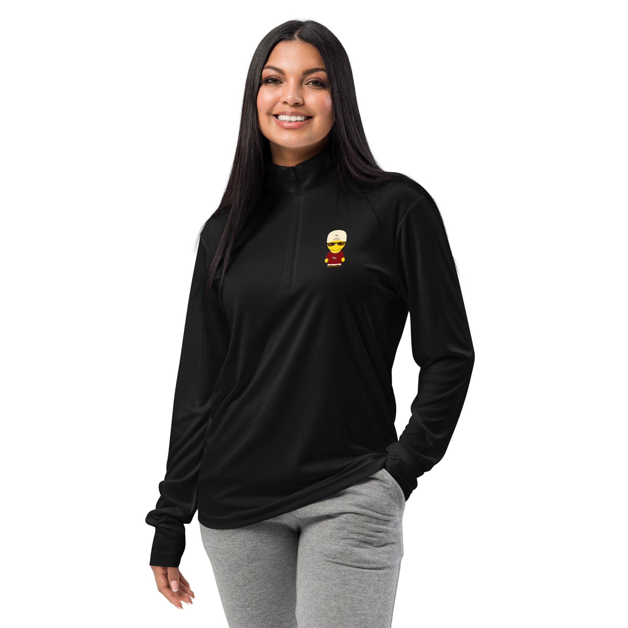 Pull à demi-zip léger (SWECAP-TSHBDX-BEI001) – Image 6