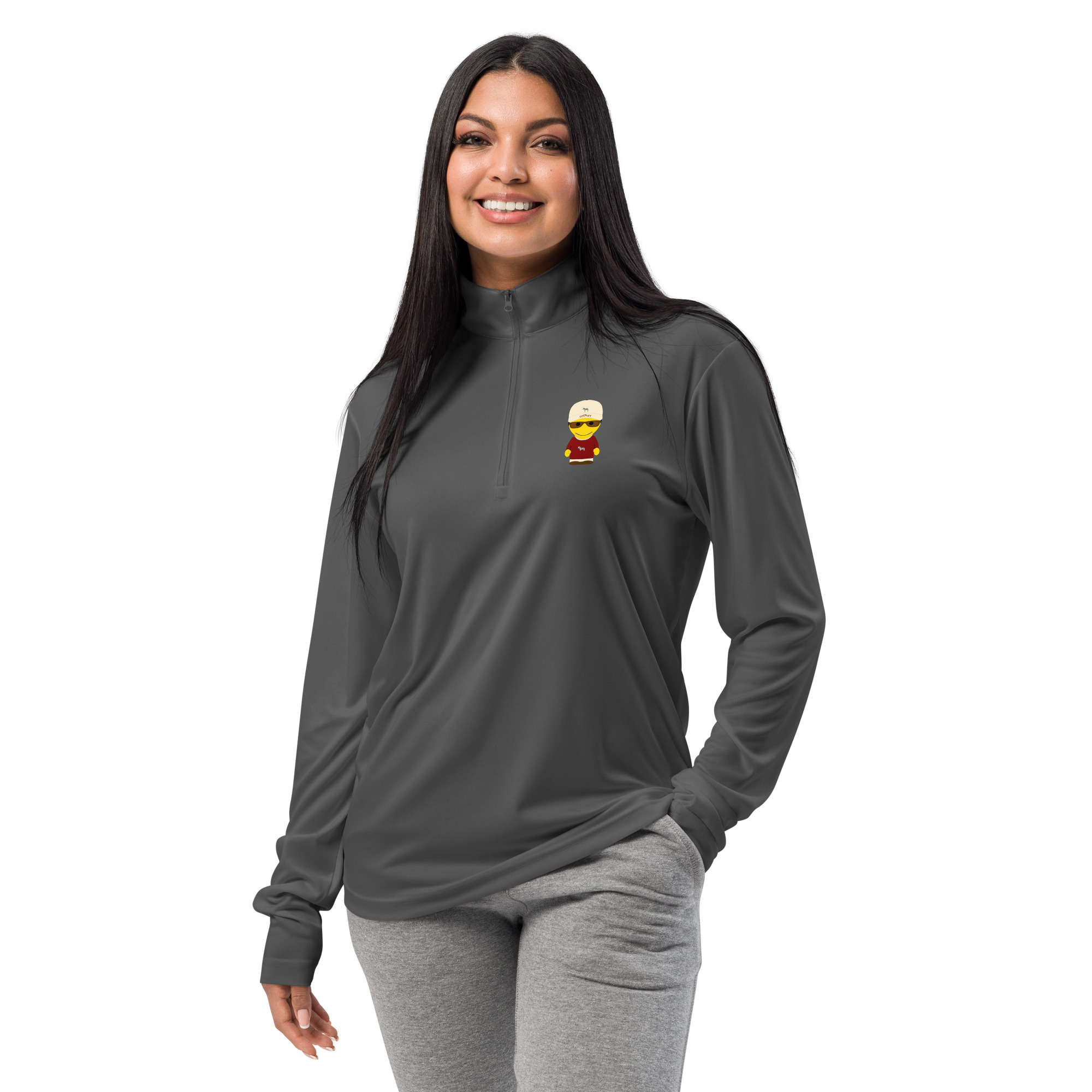 Pull à demi-zip léger (SWECAP-TSHBDX-BEI001) – Image 3