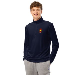 Pull à demi-zip léger (POLBOB-LOGBDX-UNI001)