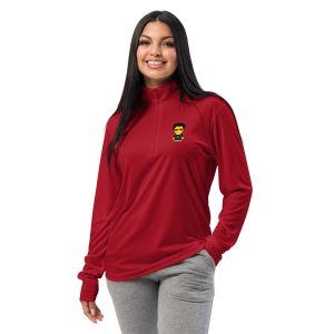 Pull à demi-zip léger (SWECC2-POLBLA-WHI001)