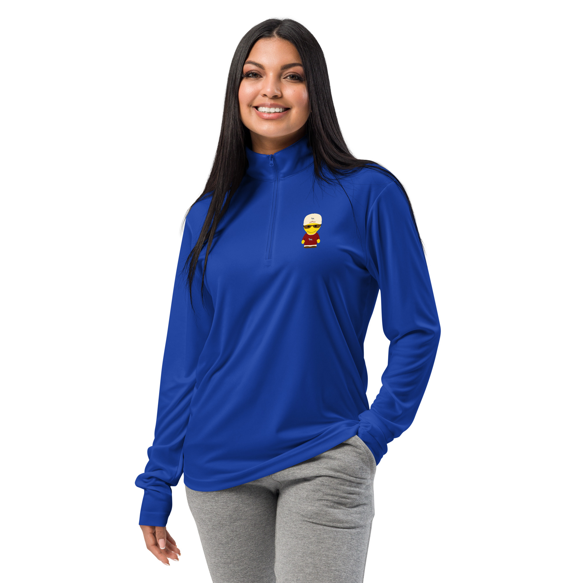 Pull à demi-zip léger (SWECAP-TSHBDX-BEI001) – Image 4