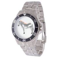 Montre sport acier GEEKLEY par Zazzle