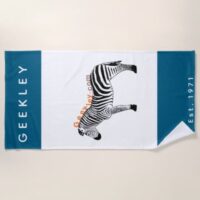Serviette de plage GEEKLEY officiel marine