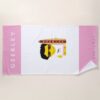 Serviette de plage GEEKLEY surfeur rose