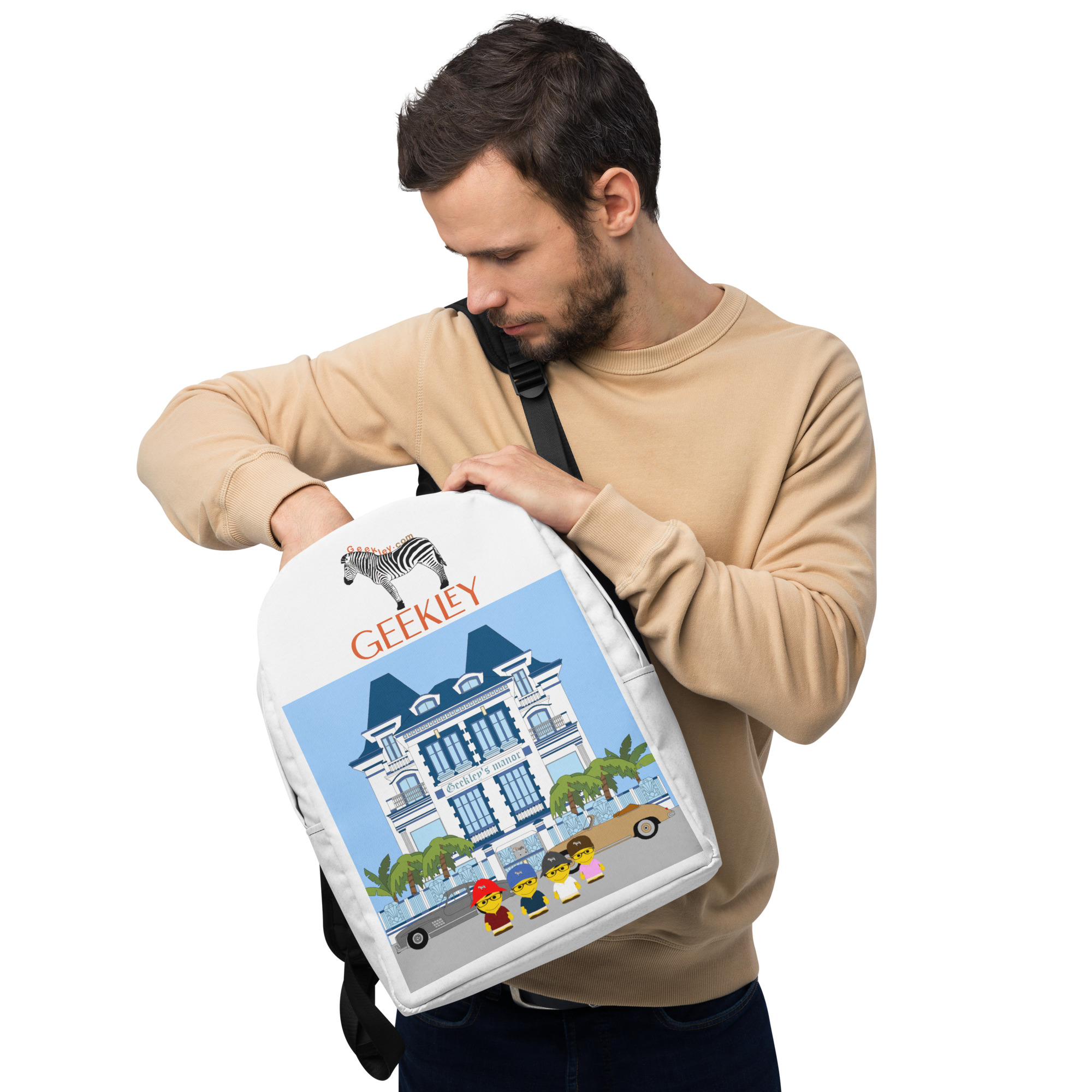 Sac à dos minimaliste "Home sweet home"
