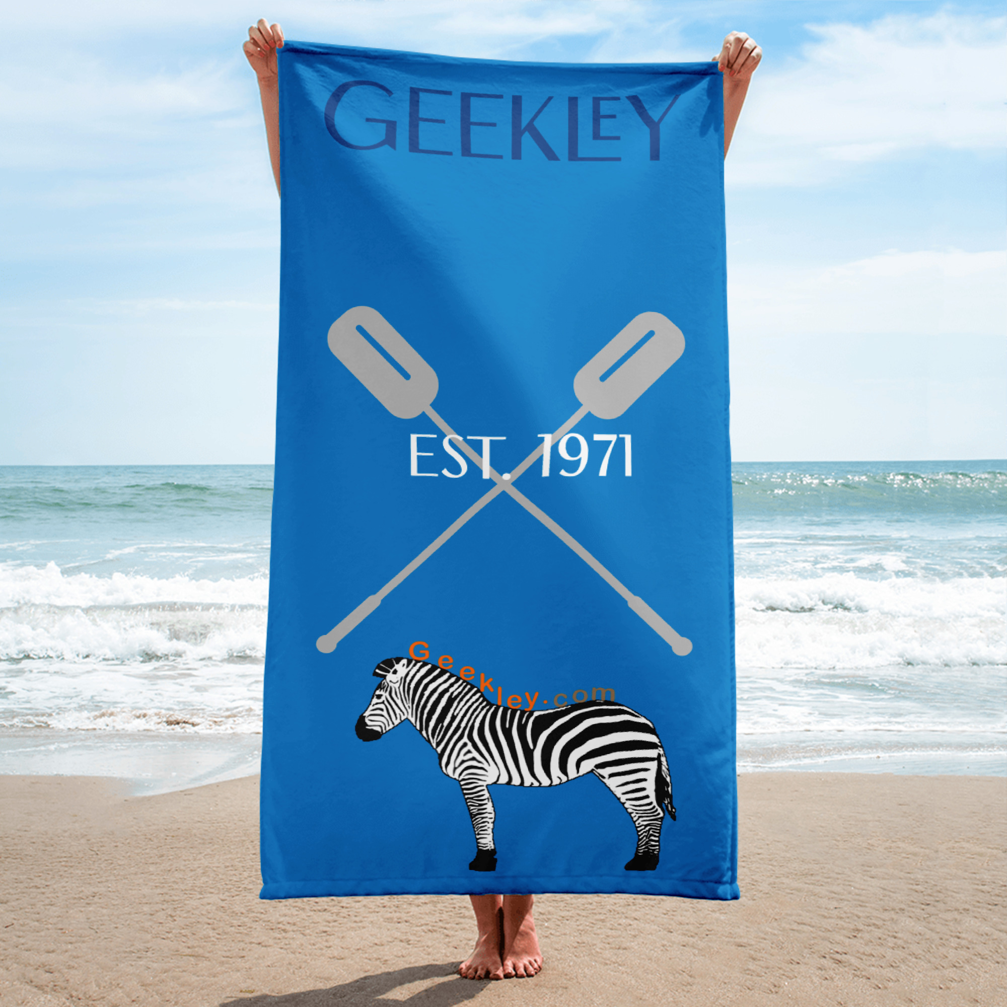 Serviette de plage ou de bain GEEKLEY – Image 3