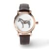 GEEKLEY montre femme classique marron par Zazzle