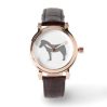 GEEKLEY montre femme classique marron par Zazzle