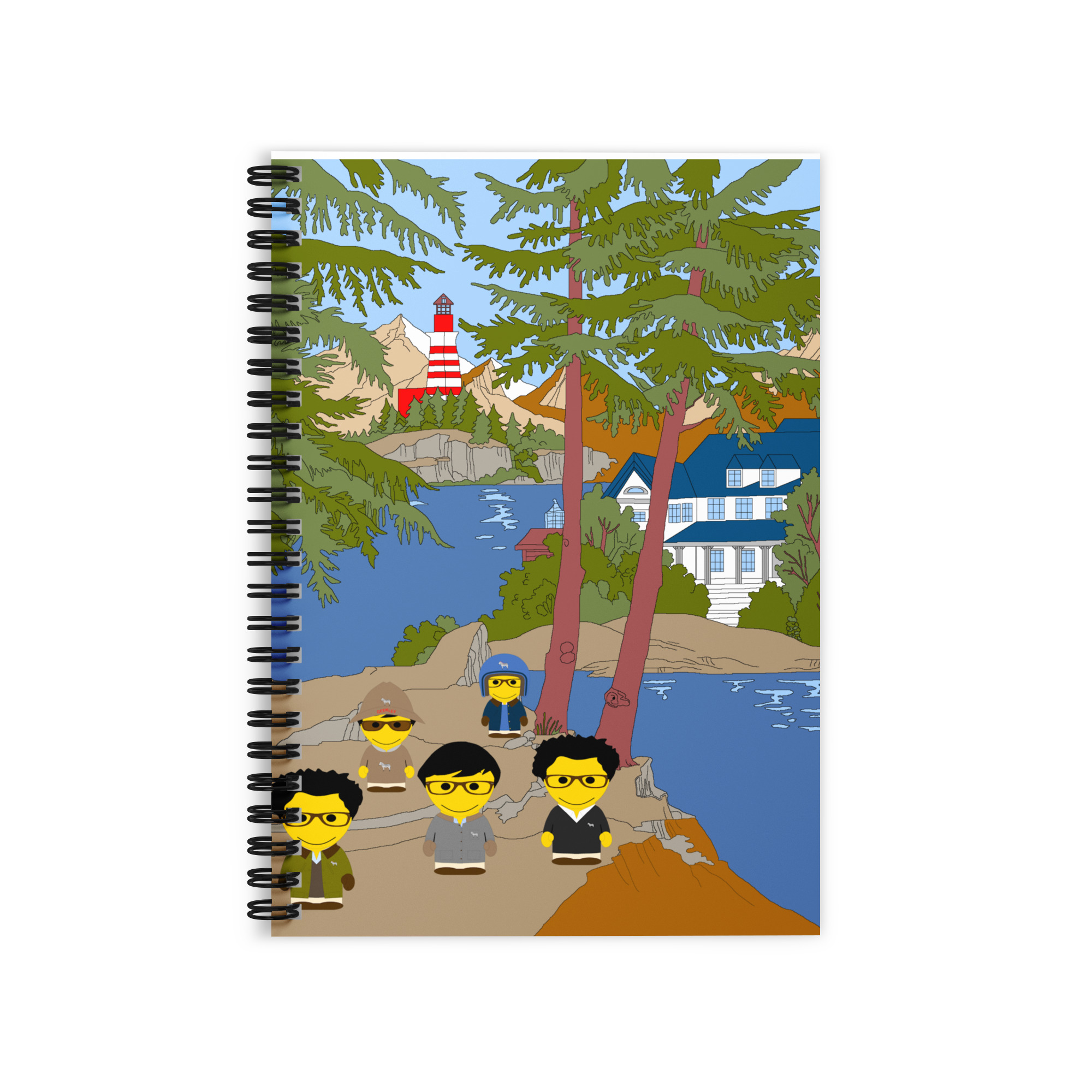 Carnet à spirale ligné "It was another week end"