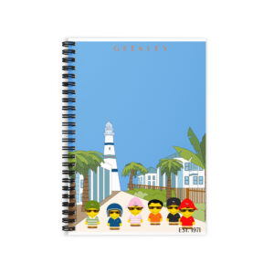 Carnet à spirale ligné "Beach party part I"