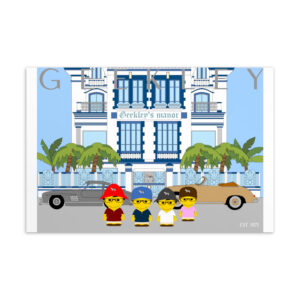 Carte postale "Home sweet home"