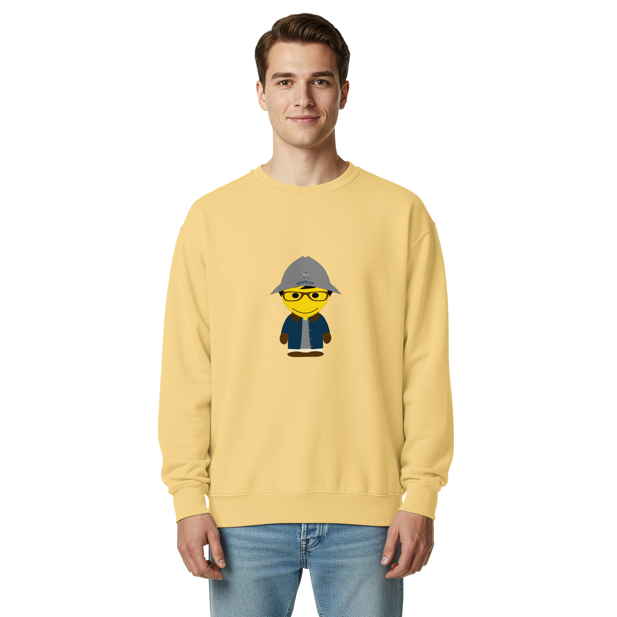 Sweat teinté unisexe (BARBLU-CORBOB-GRE002) – Image 28