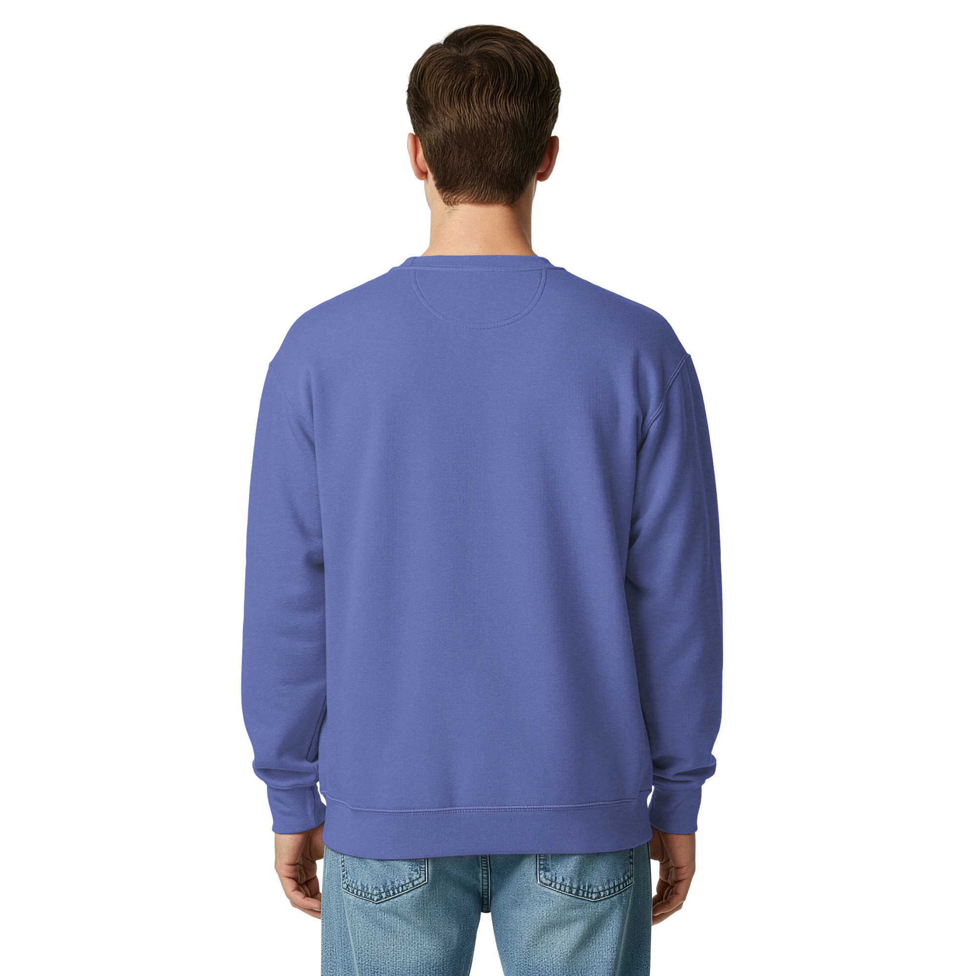 Sweat teinté unisexe (BARBLU-CORBOB-GRE002) – Image 11