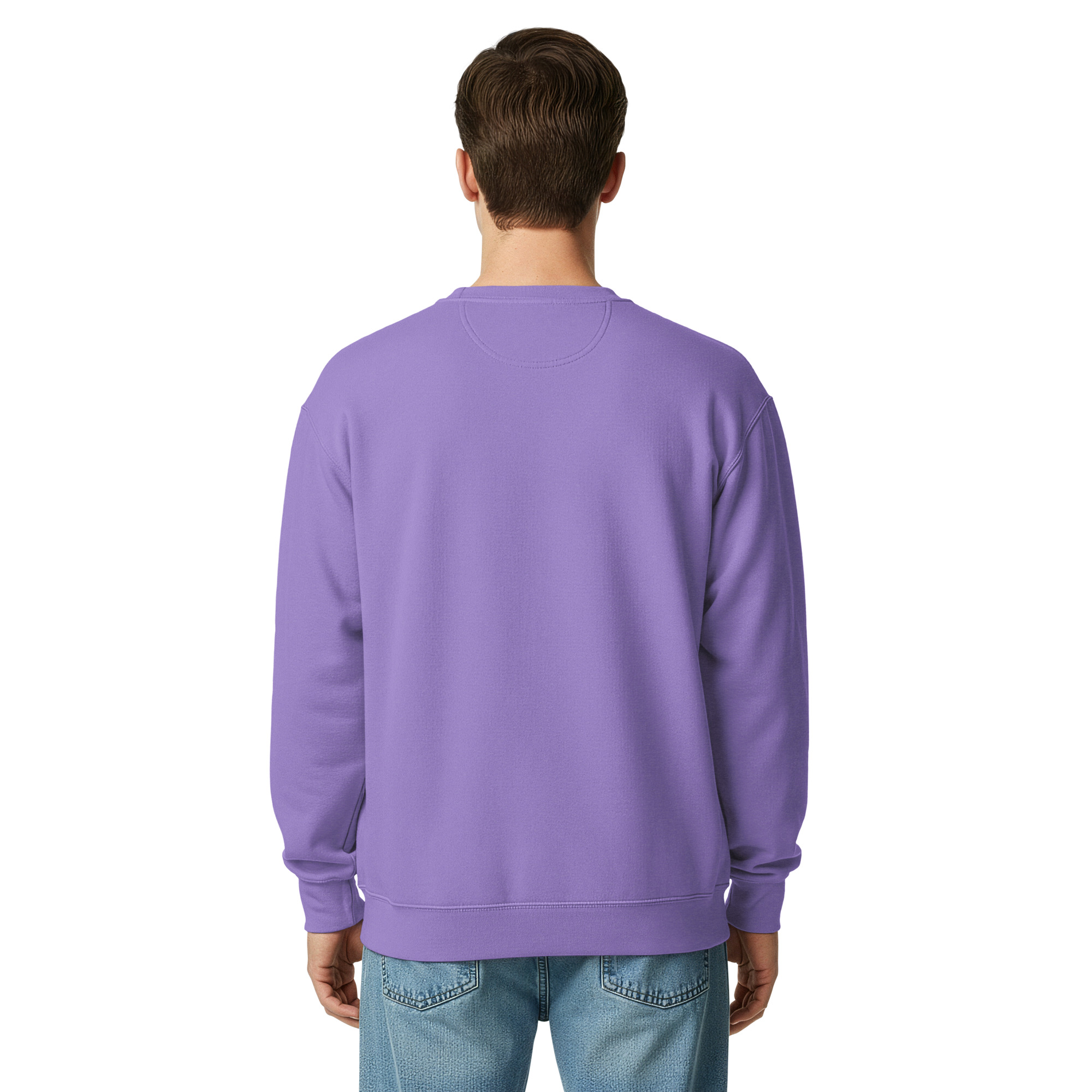 Sweat teinté unisexe (BARBLU-CORBOB-GRE002) – Image 21