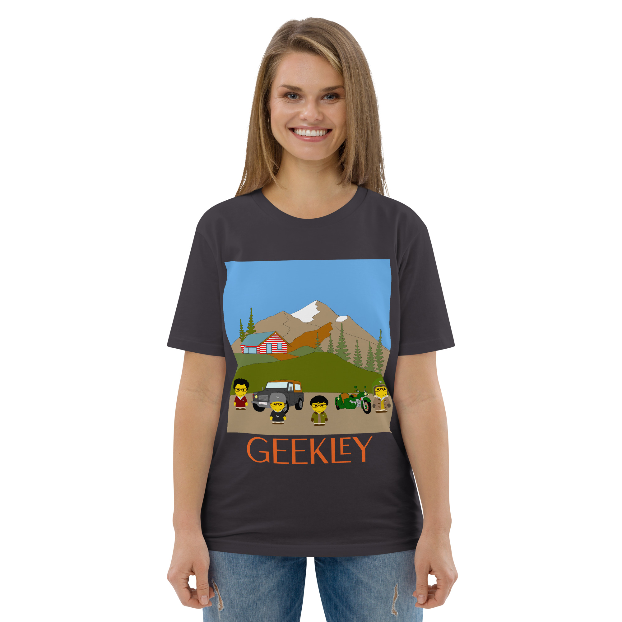 T-shirt unisexe en coton biologique "Country journey" – Image 10