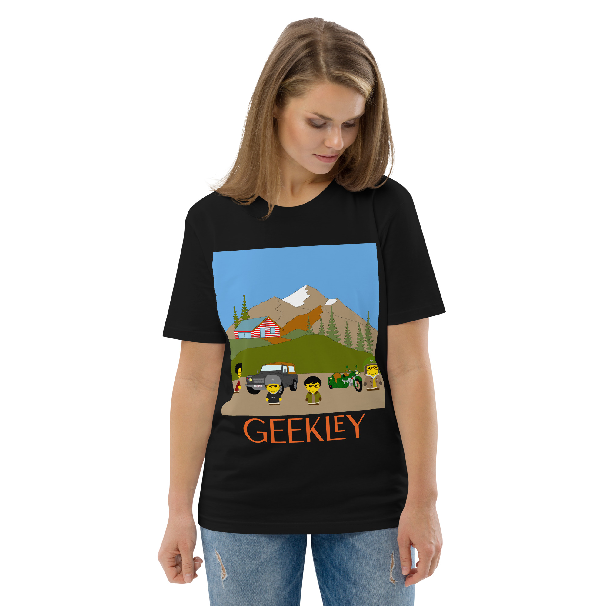 T-shirt unisexe en coton biologique "Country journey" – Image 3