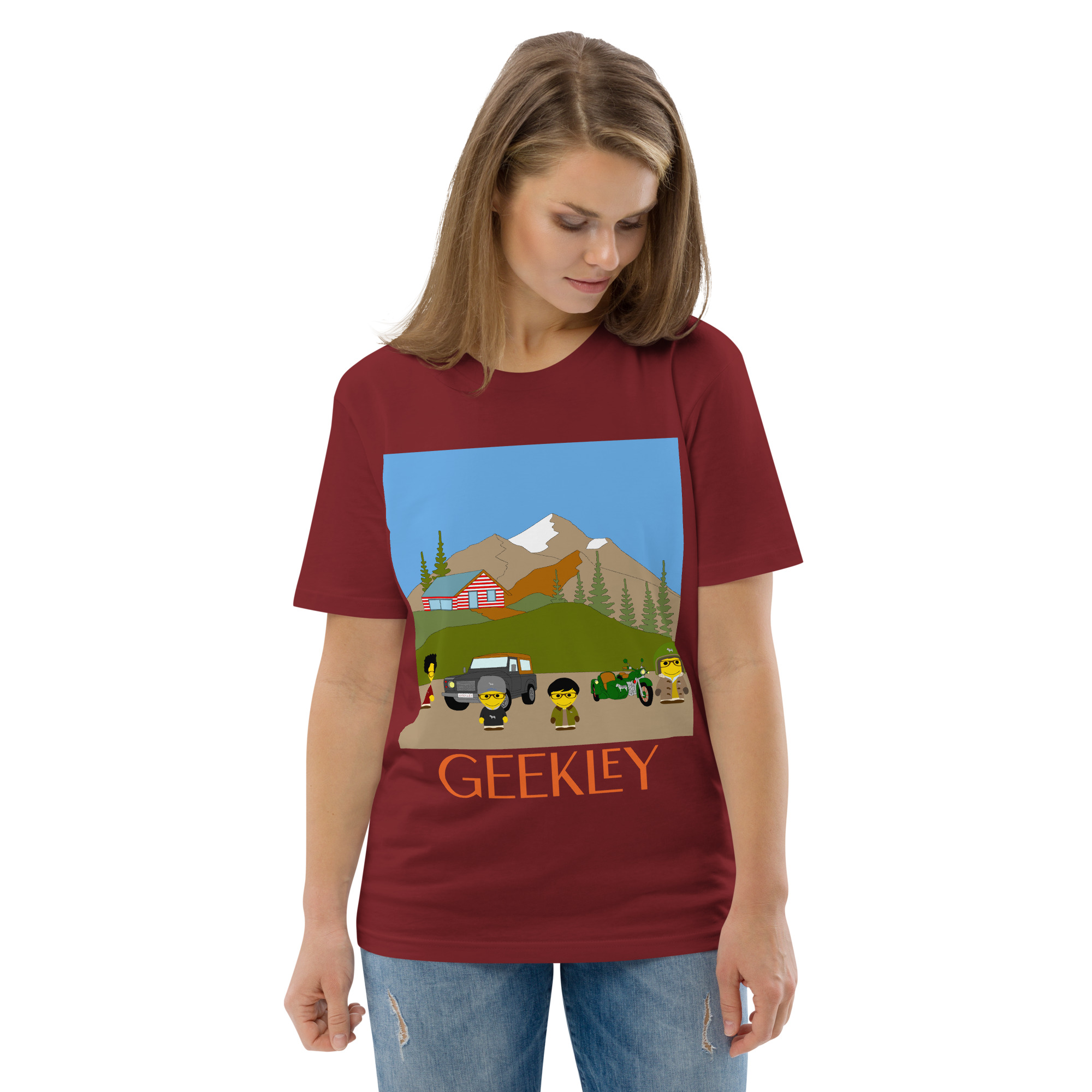 T-shirt unisexe en coton biologique "Country journey" – Image 9