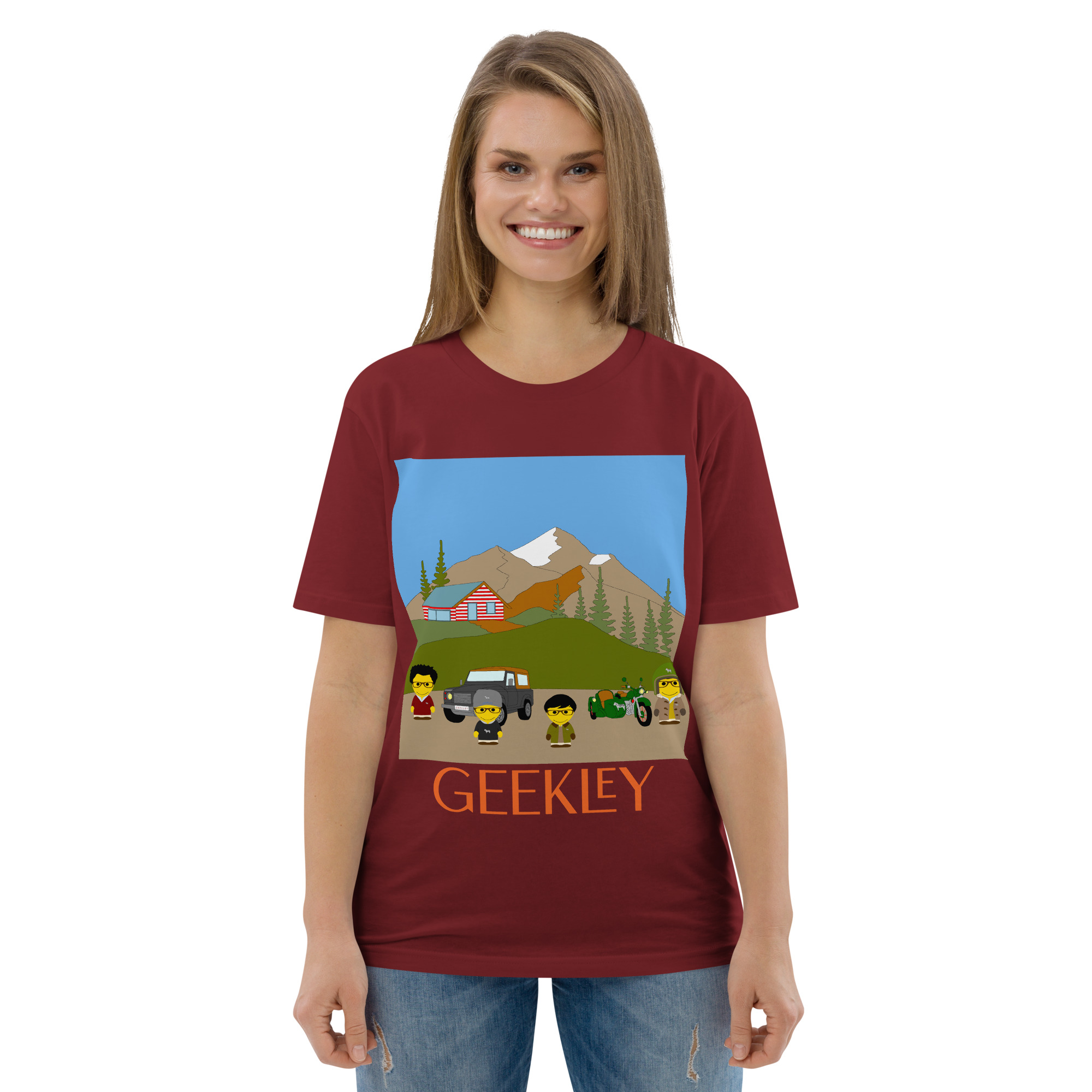 T-shirt unisexe en coton biologique "Country journey" – Image 8