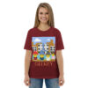 T-shirt unisexe en coton biologique "Blue hotel"