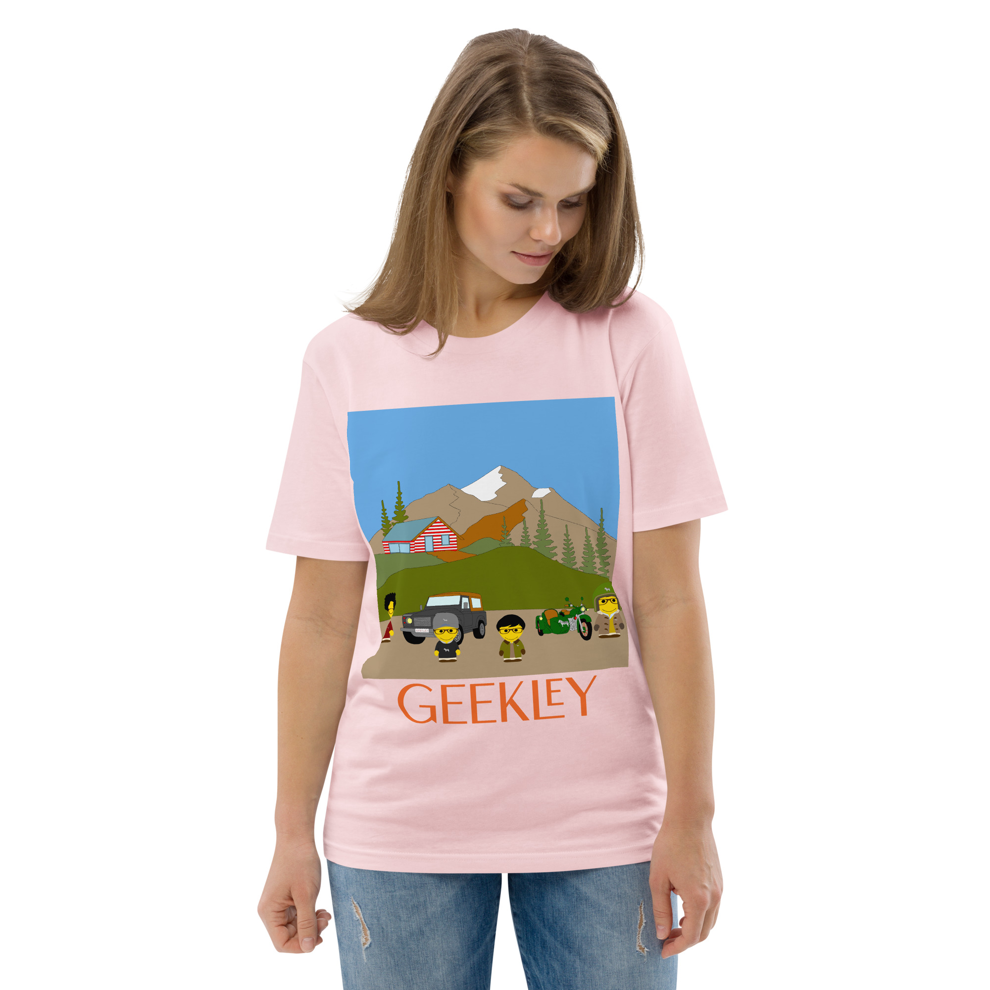 T-shirt unisexe en coton biologique "Country journey" – Image 26