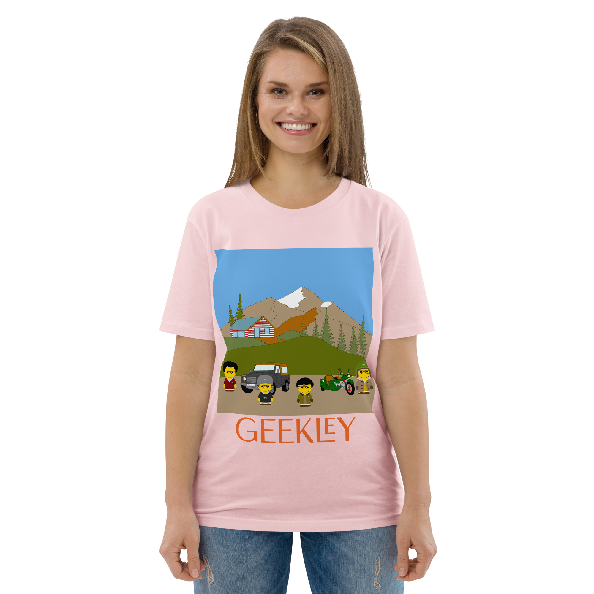 T-shirt unisexe en coton biologique "Country journey" – Image 25