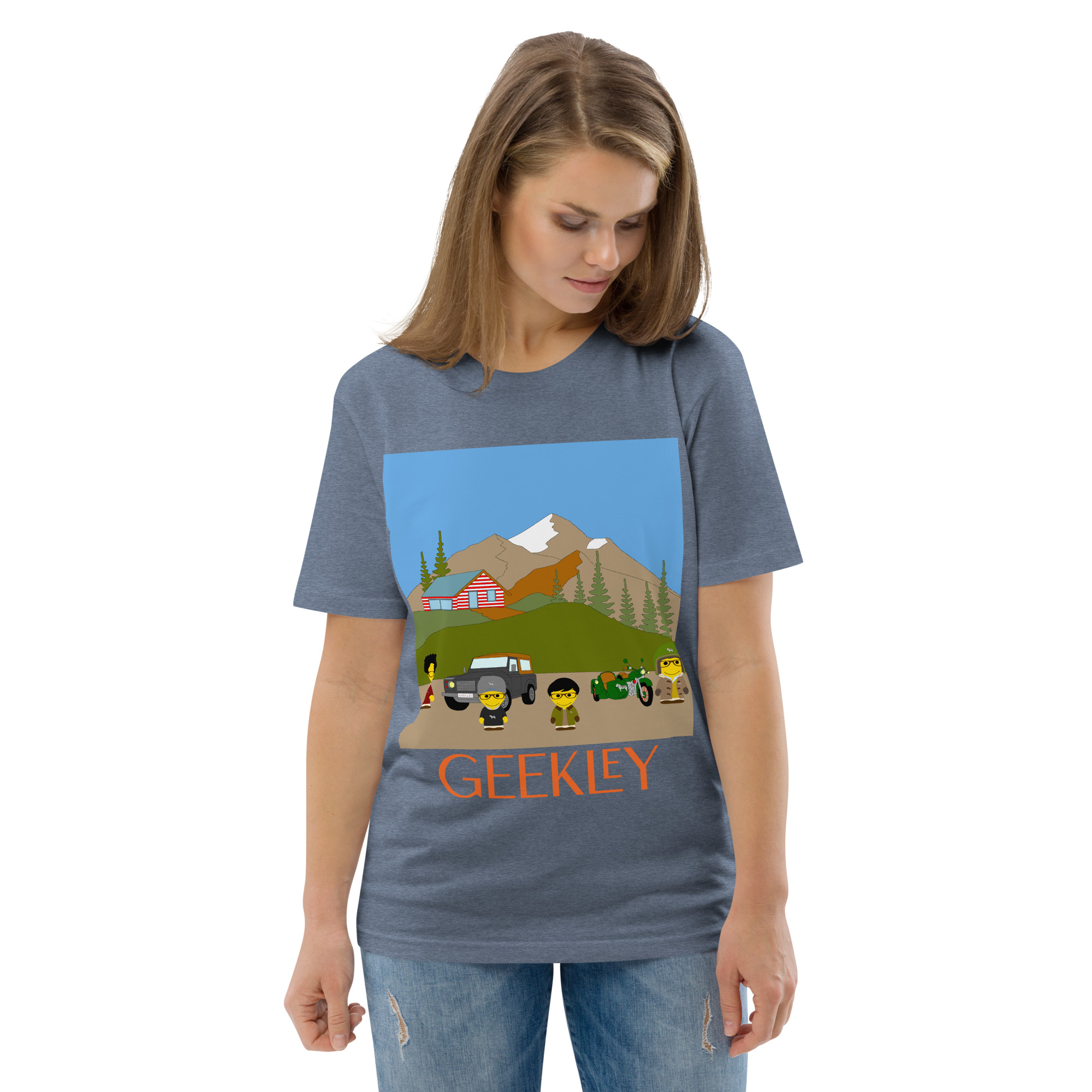 T-shirt unisexe en coton biologique "Country journey" – Image 18