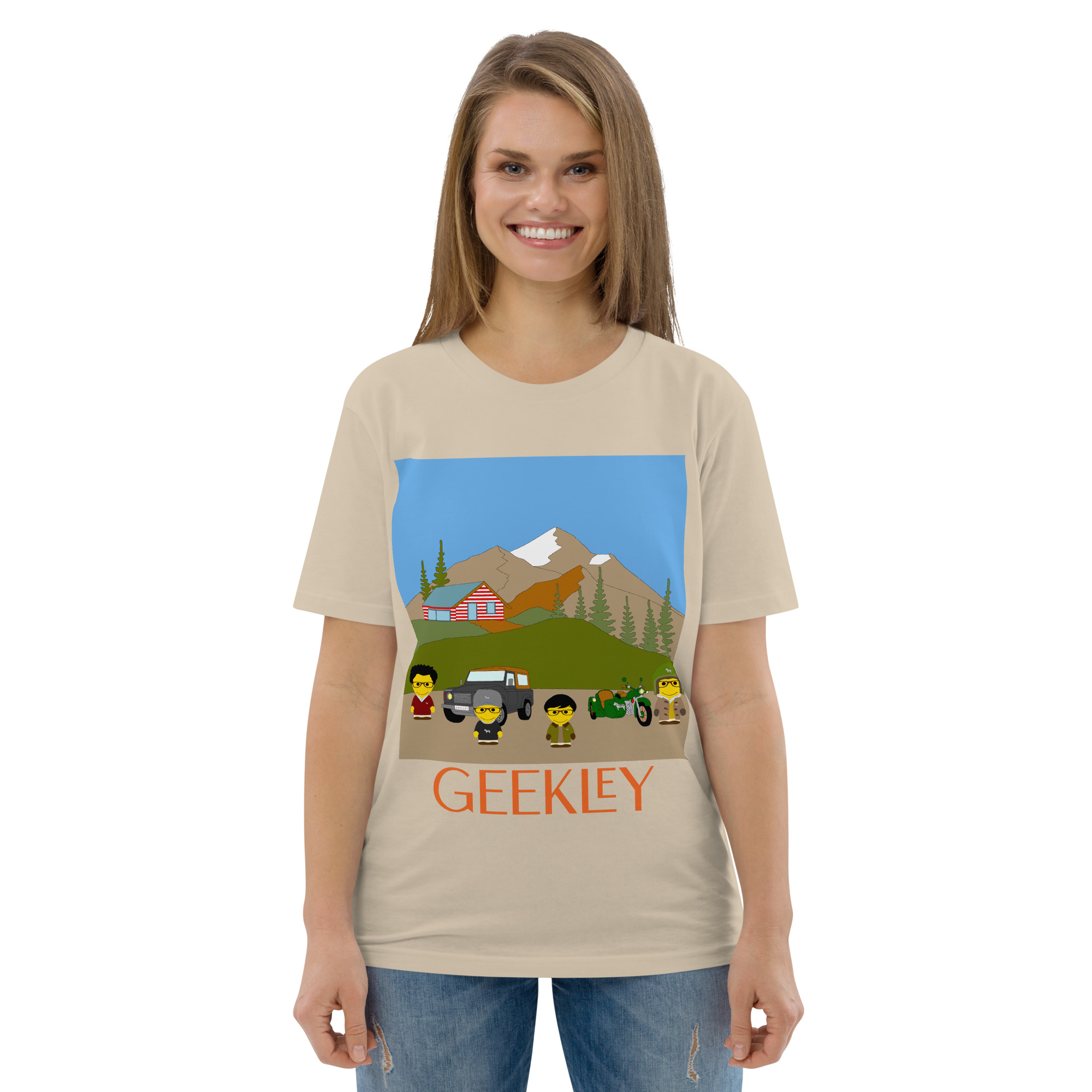 T-shirt unisexe en coton biologique "Country journey" – Image 21