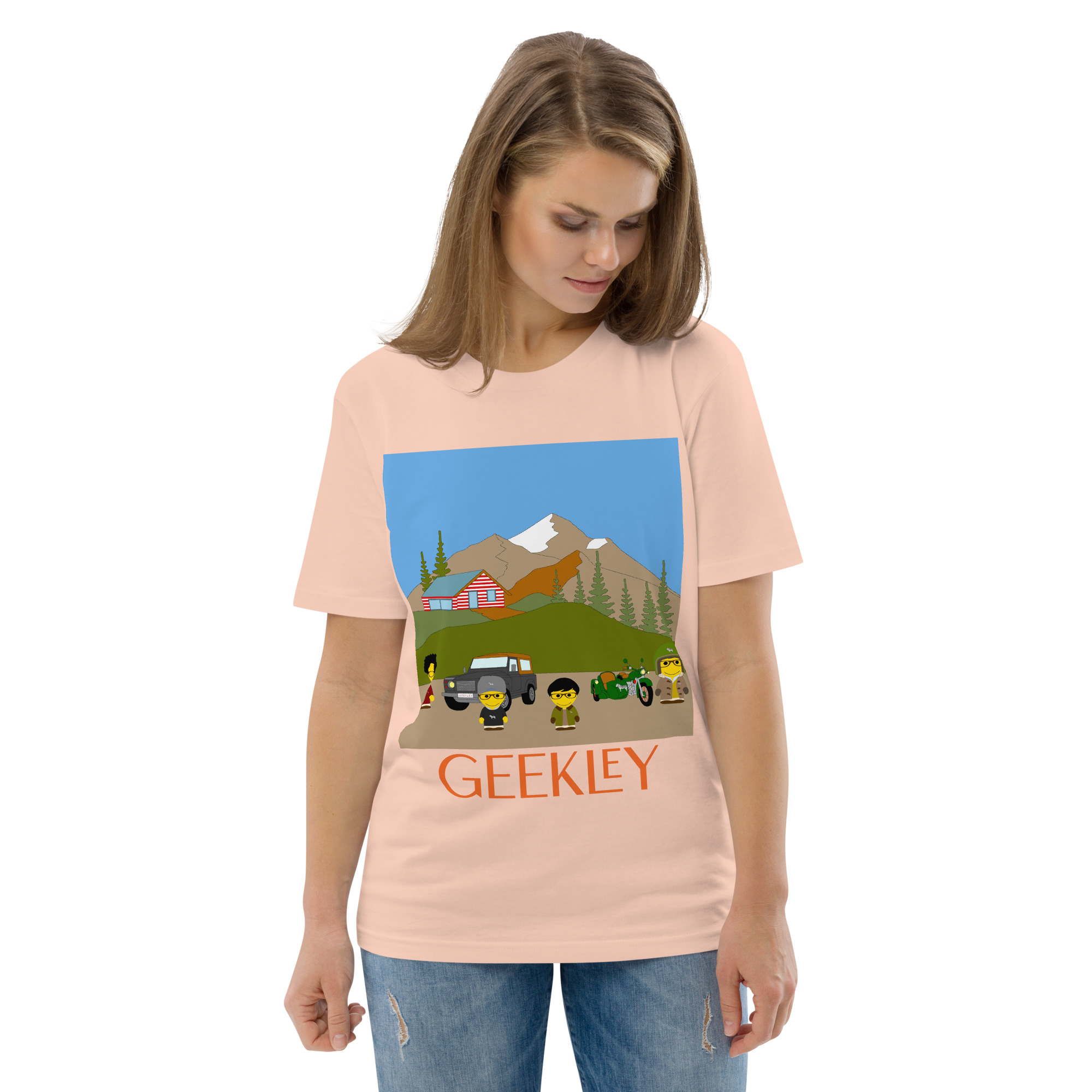 T-shirt unisexe en coton biologique "Country journey" – Image 24