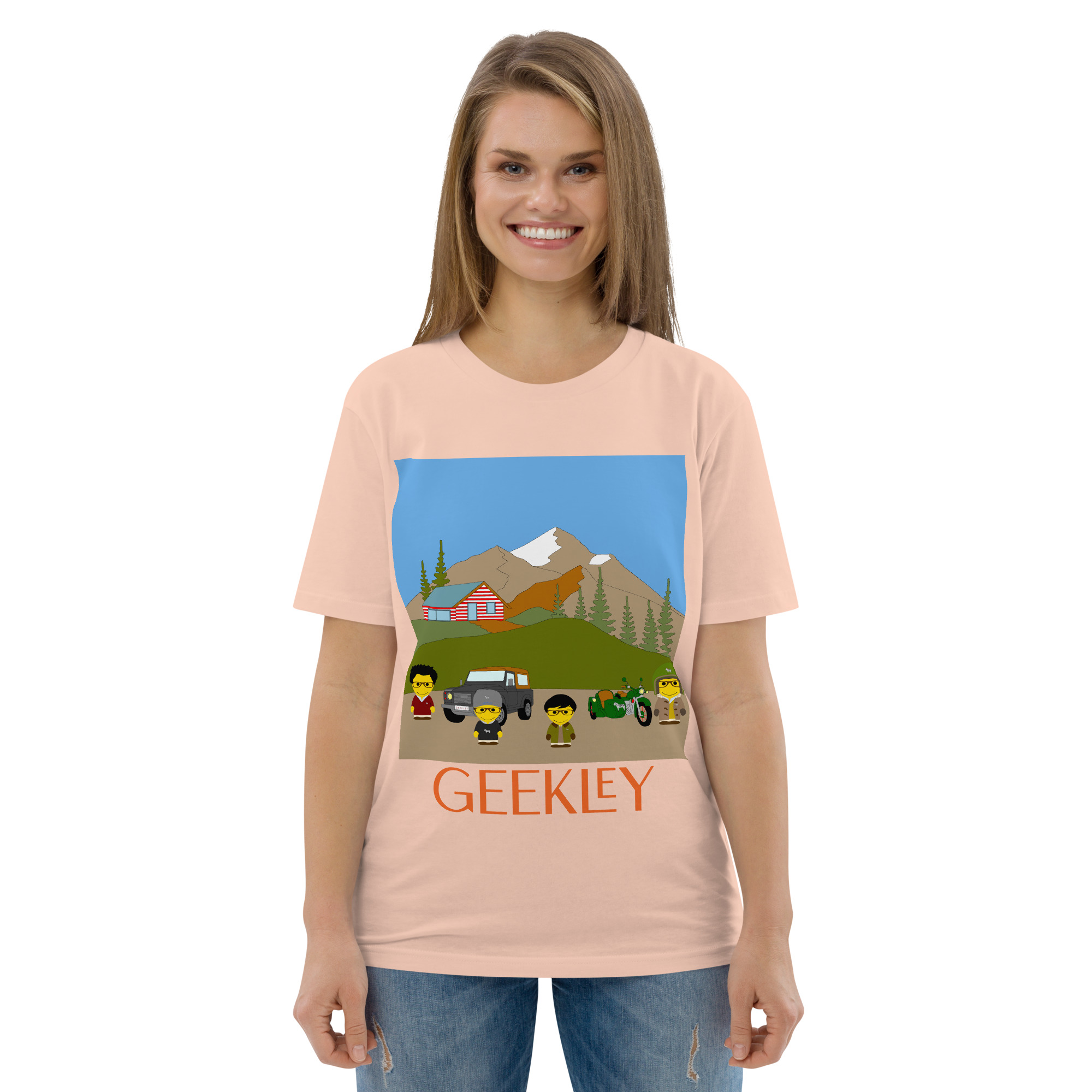 T-shirt unisexe en coton biologique "Country journey" – Image 23